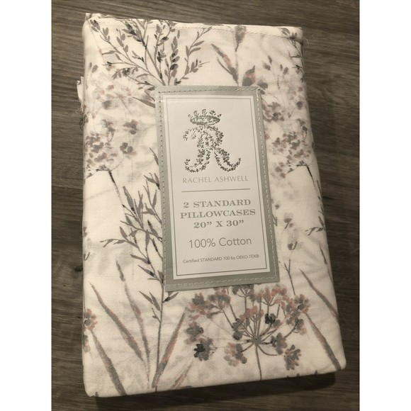 Rachel Ashwell Bedding Rachel Ashwell Standard Pillowcase Set Gray